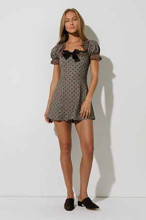 Brenda Polka Dot Mini Dress