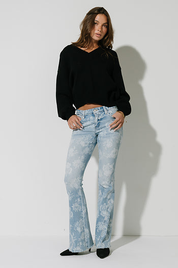 Jolene Knit Sweater in Black