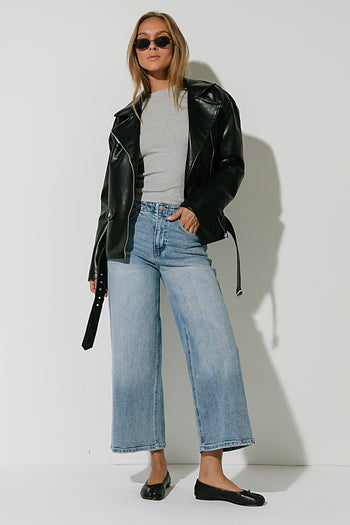 Sonnet High Rise Wide Leg Jeans