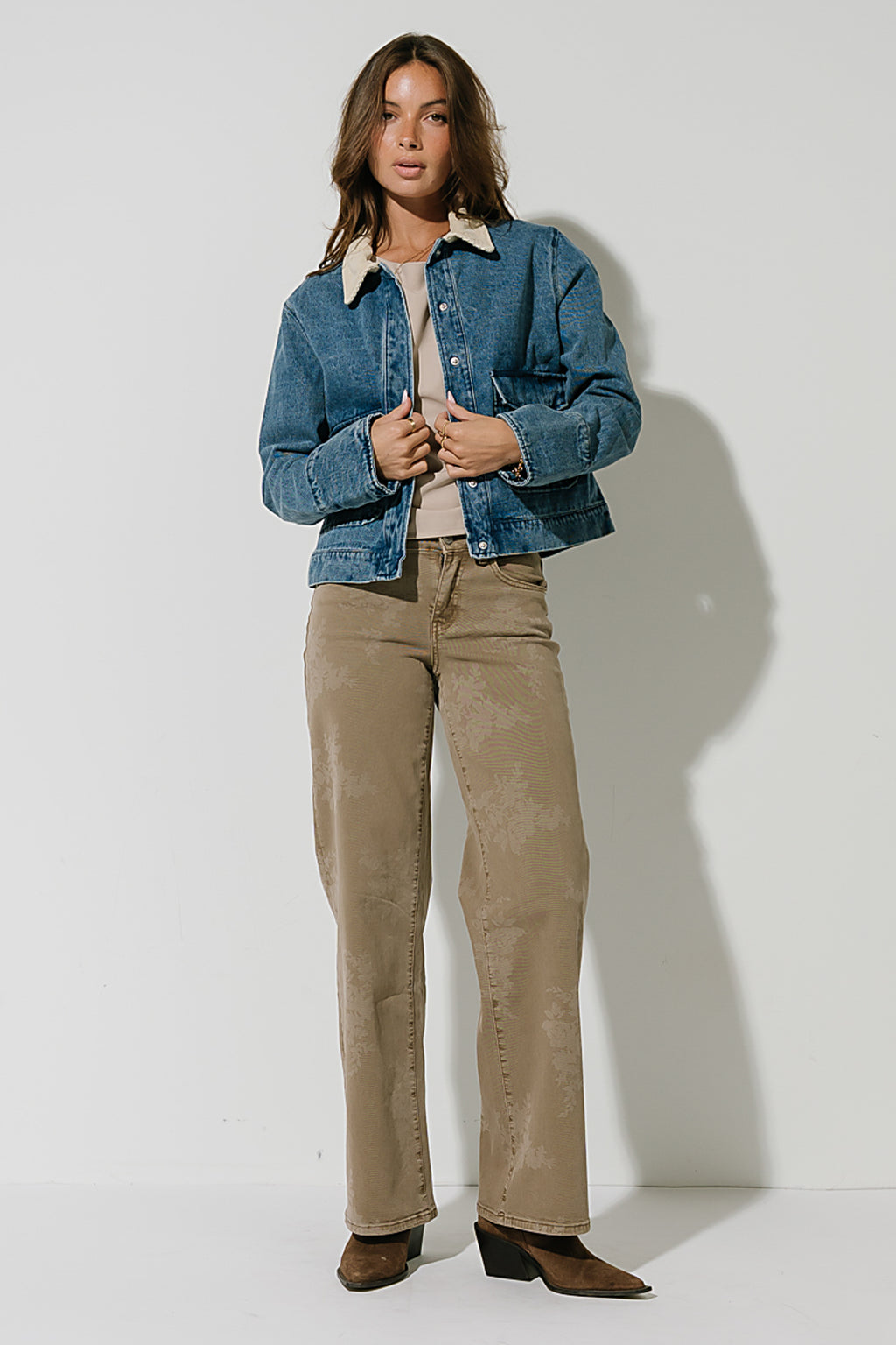 Brynley Denim Chore Jacket