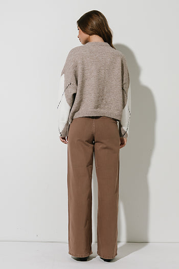 Briar Oversized Sweater in Mocha