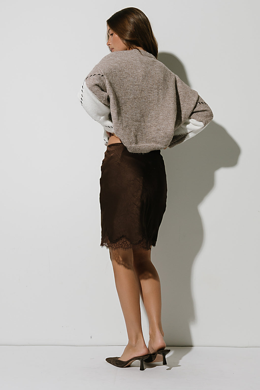 Briar Oversized Sweater in Mocha