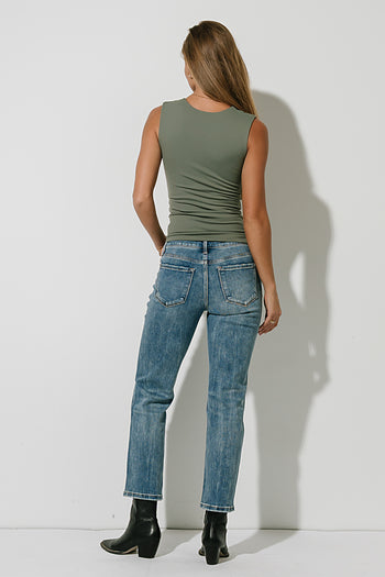Sayla Tank Top in Olive