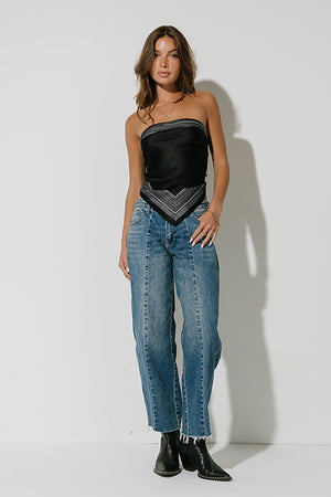 Blake High Rise Barrel Jeans