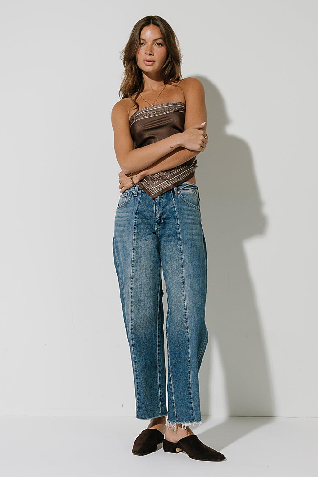 Blake High Rise Barrel Jeans