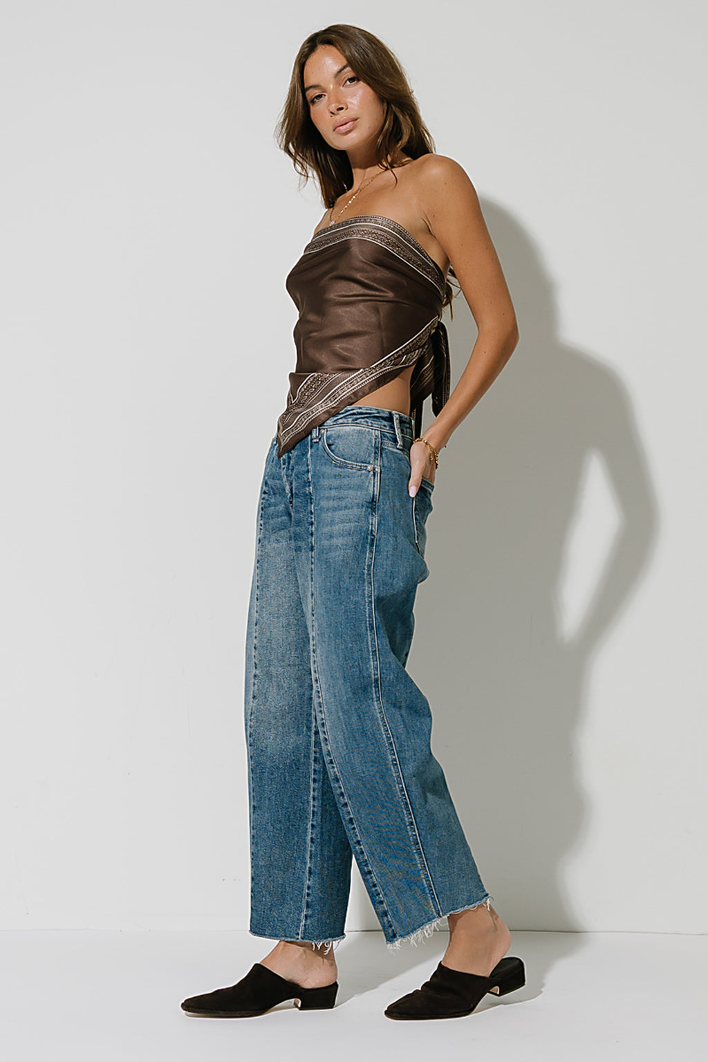 Blake High Rise Barrel Jeans