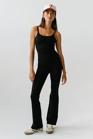 Teagan Flare Leggings in Black