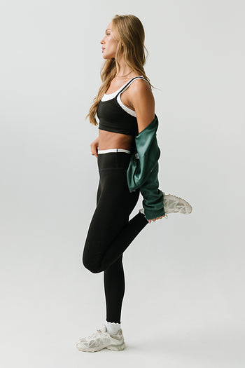 Quinn Double Layered Bra in Black