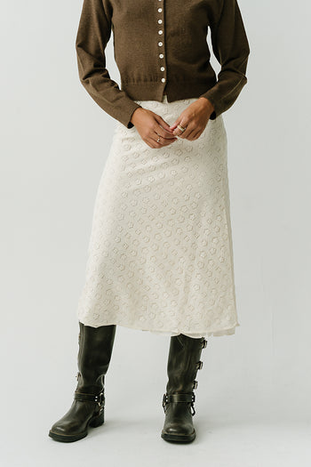 Geneviere Lace Midi Skirt