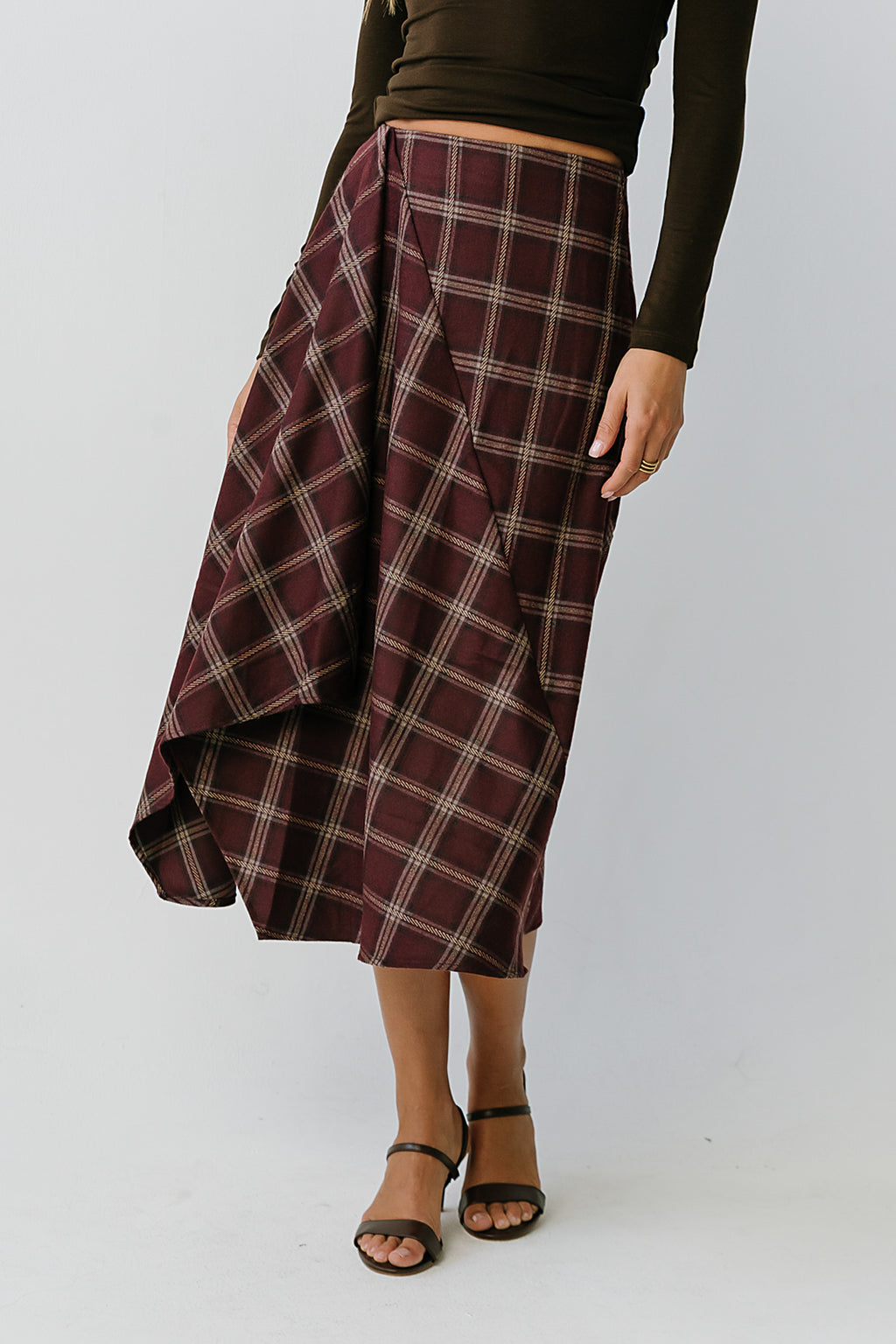 Mariam Plaid Skirt