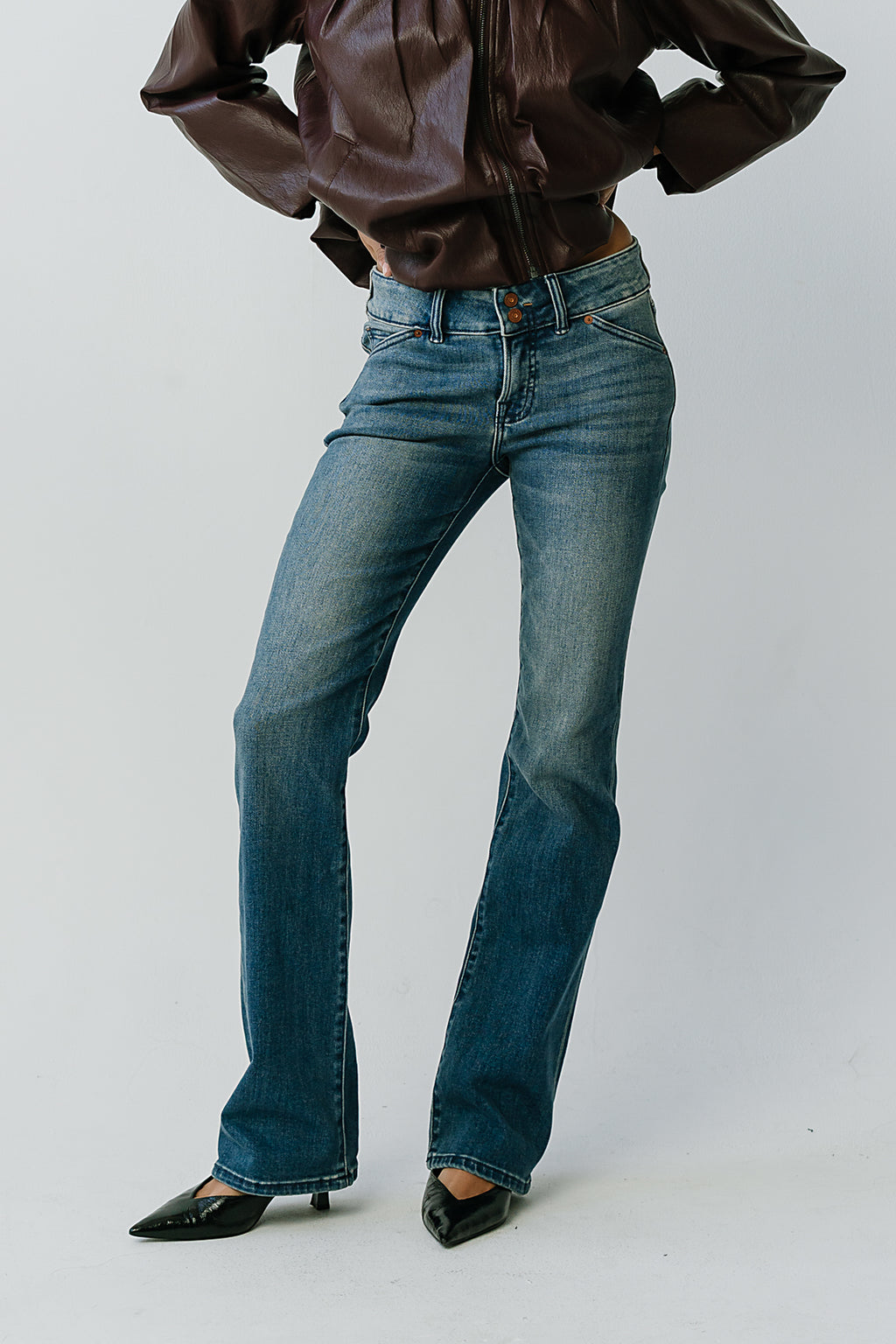Kolby Low Rise Boot Cut Jeans - FINAL SALE