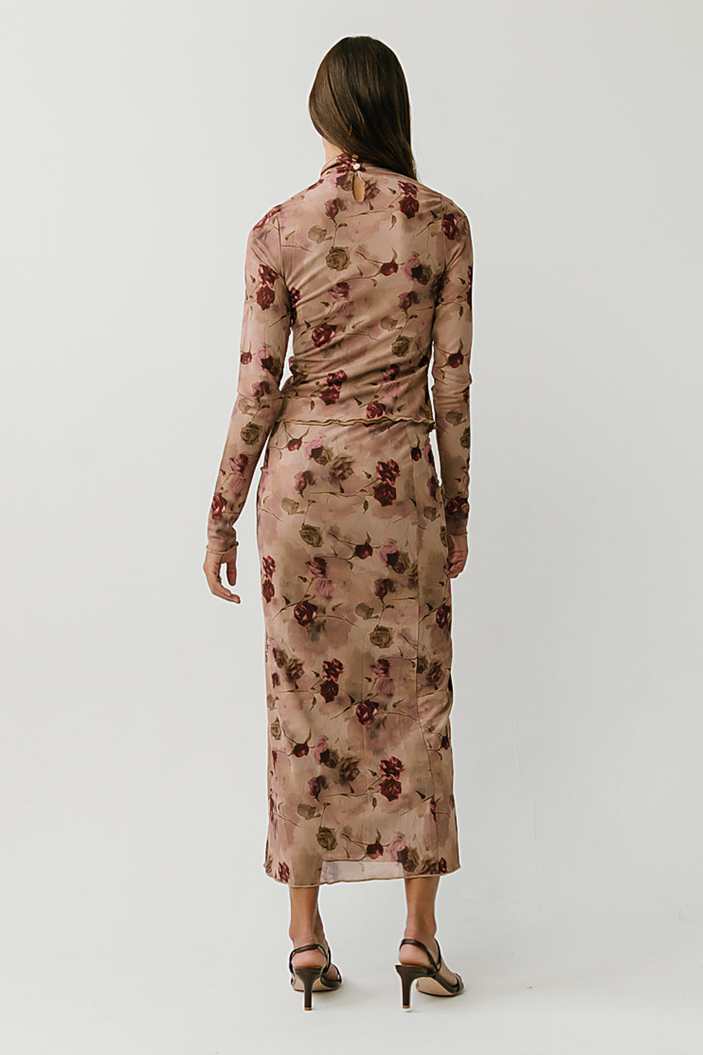 Myla Mesh Floral Maxi Skirt