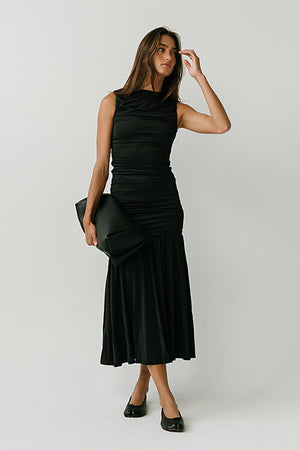 black midi dress flowy Dresses Ladies dresses