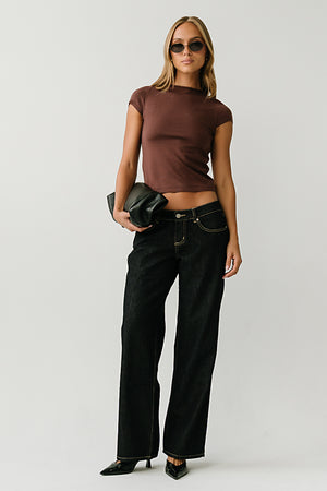 June Low Rise Wide Leg Jeans
