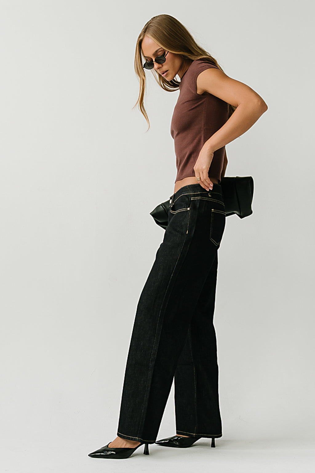 June Low Rise Wide Leg Jeans