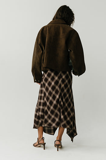 Esme Plaid Midi Skirt