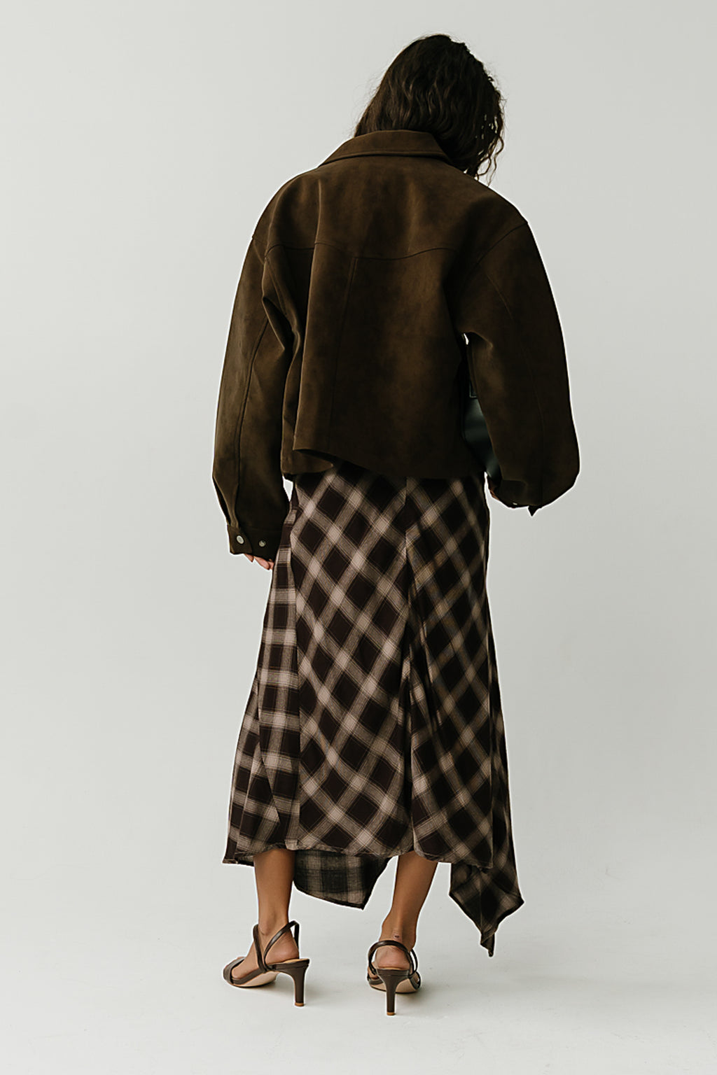 Lovelyn Collared Suede Jacket