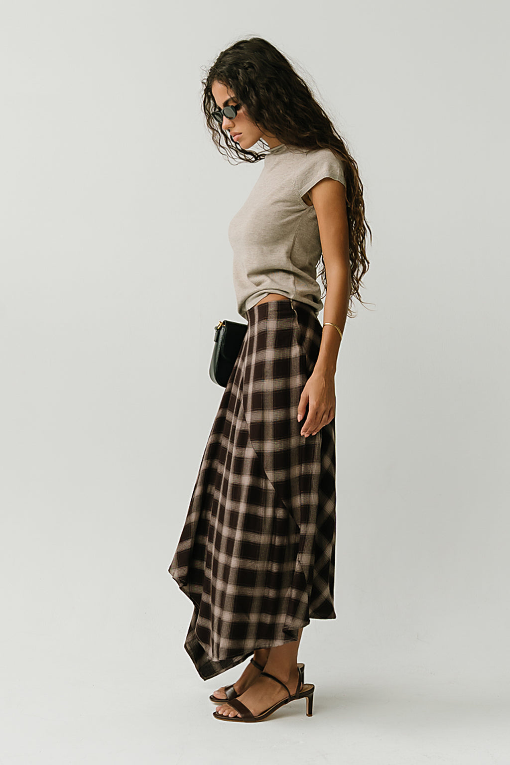 Ally Ribbed Top in Natural