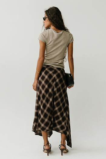 Ally Ribbed Top in Natural