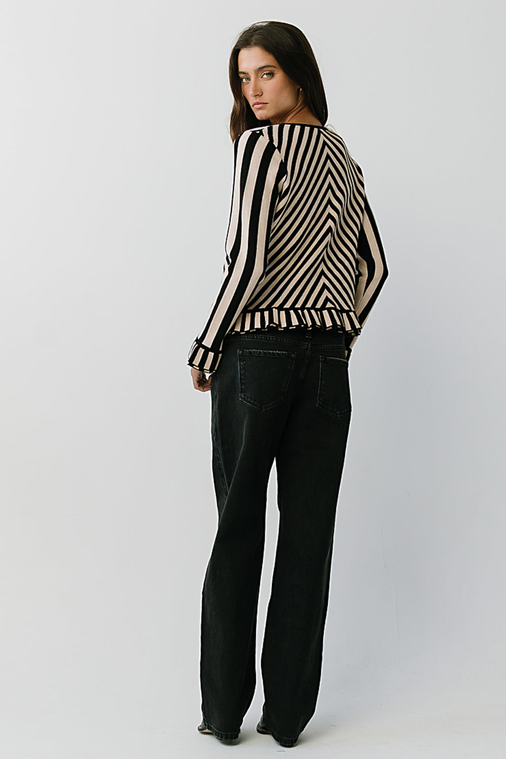 Chandler Mid Rise Straight Leg Jeans