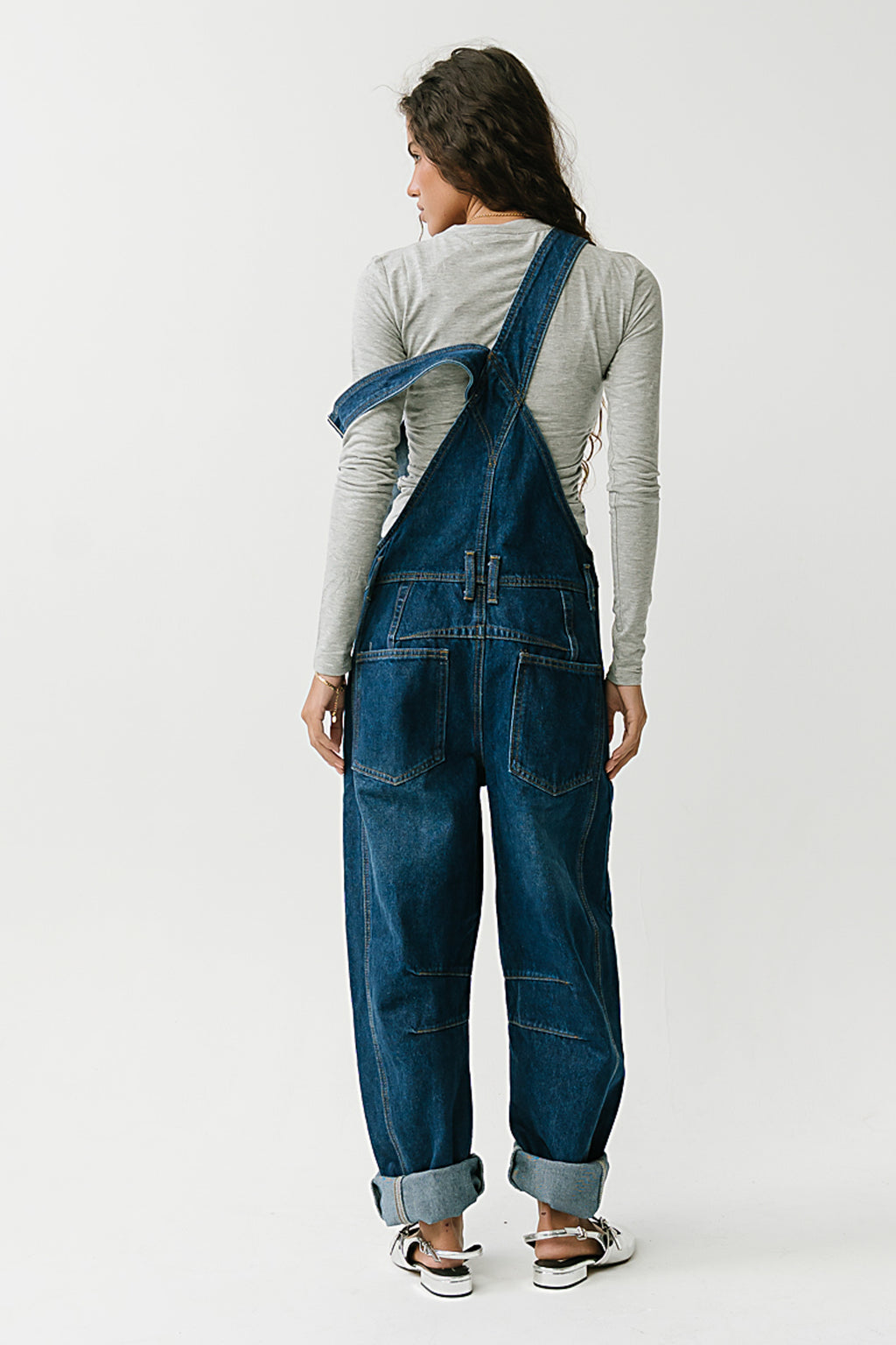 Heidi Cinched Top in Heather Grey