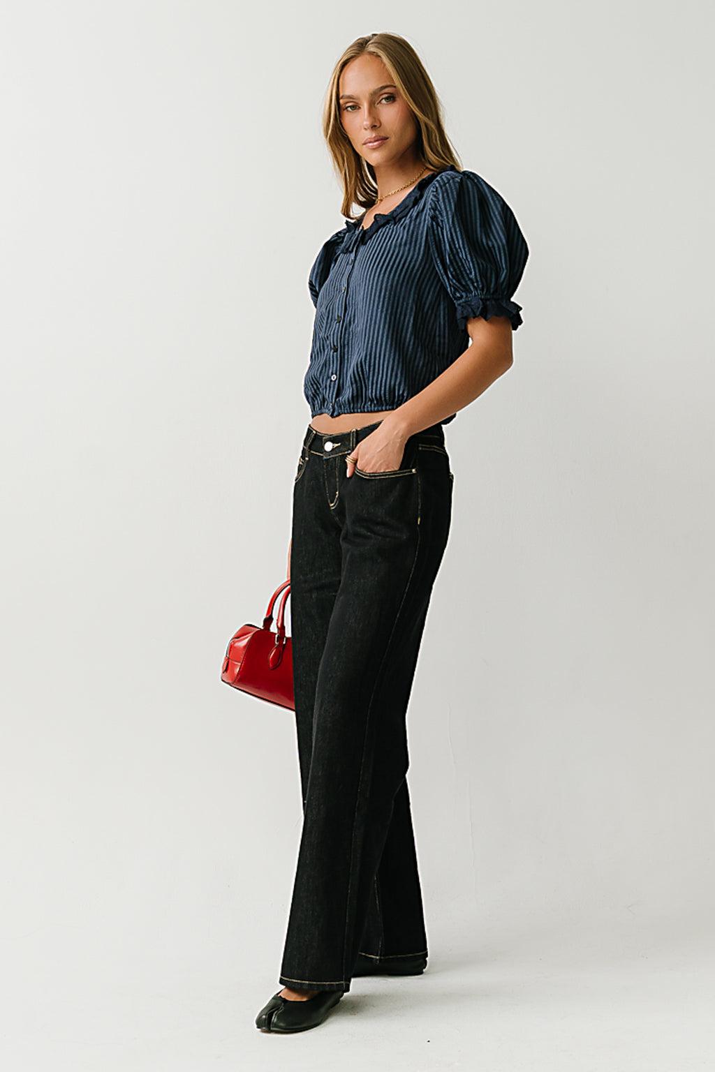 Maxine Striped Blouse