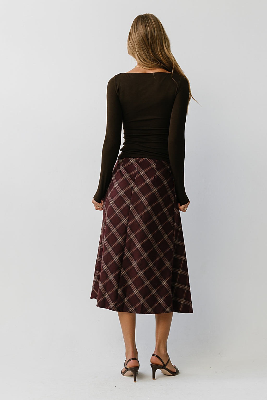 Mariam Plaid Skirt