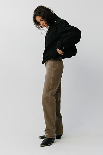 Kora High Rise Straight Leg Jeans