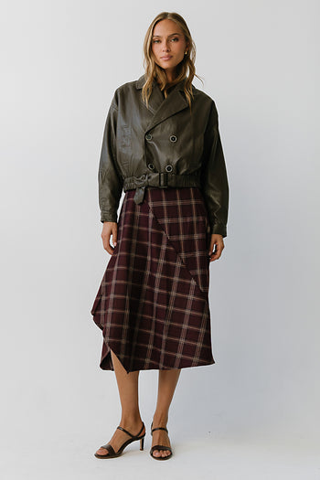 Mariam Plaid Skirt