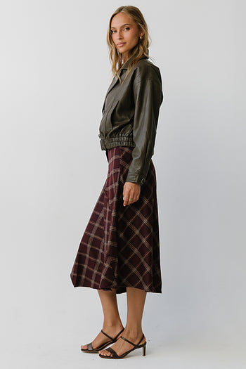 Hattie Leather Trench Jacket