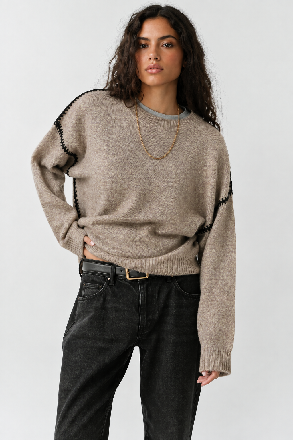 Amaya Crew Neck Sweater