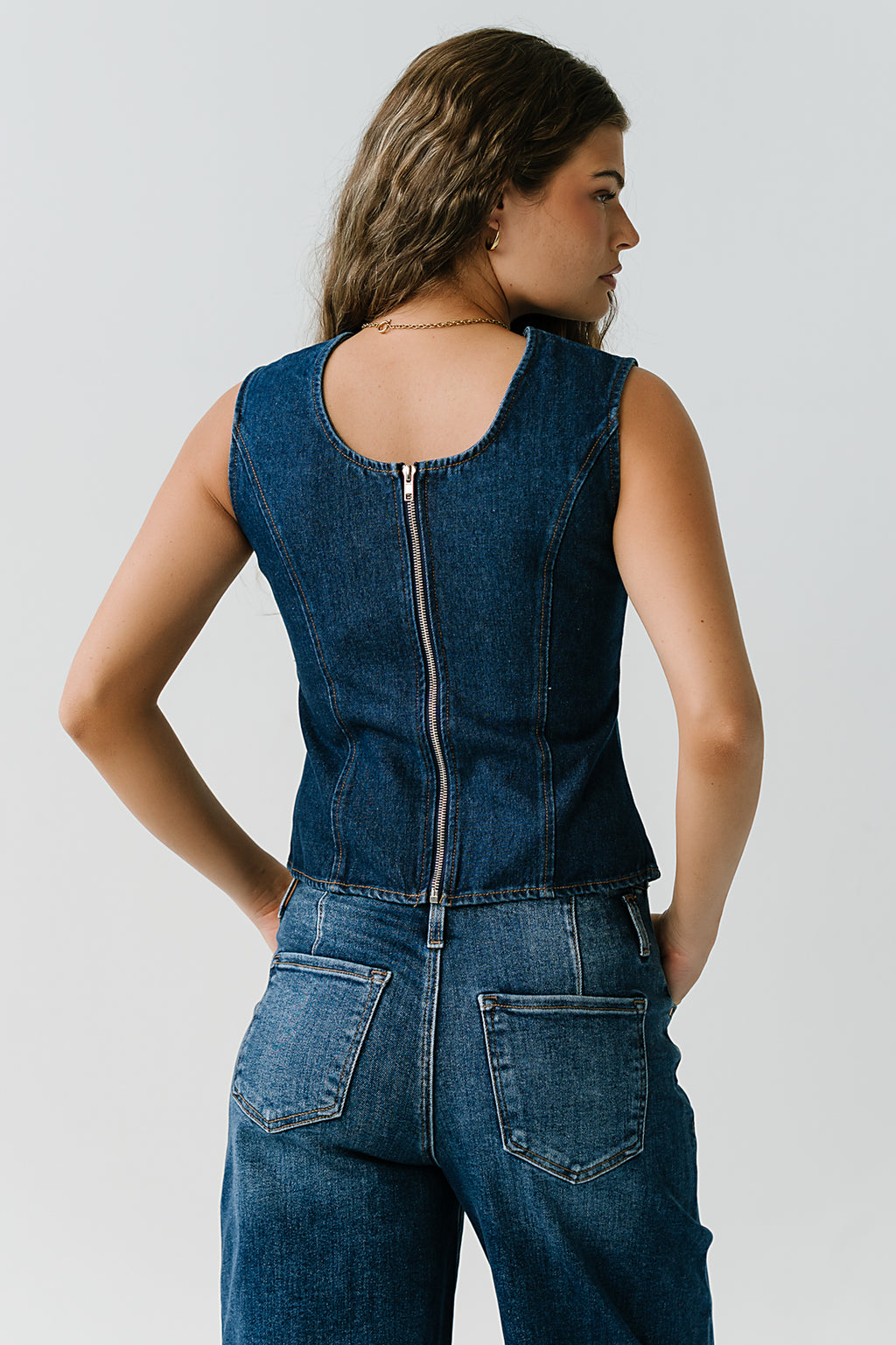 Ailani Denim Top