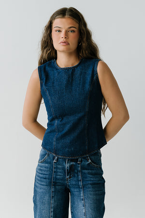 Ailani Denim Top