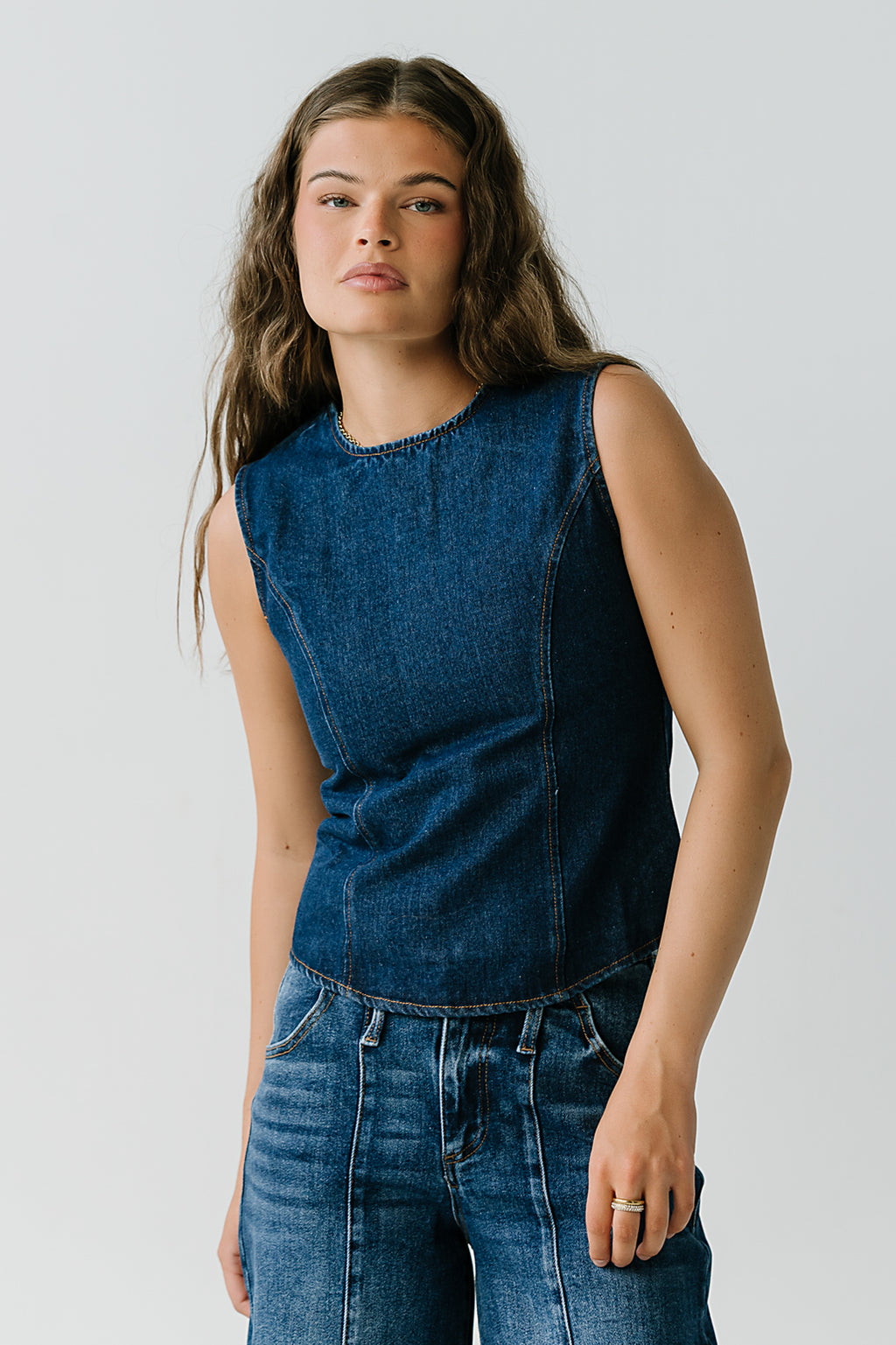 Ailani Denim Top