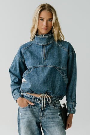 Regina Denim Jacket in Medium Wash