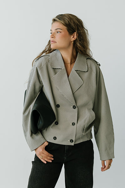 Abby Cropped Trench Coat