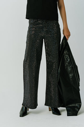 Jaslyn High Rise Sparkle Denim Jeans