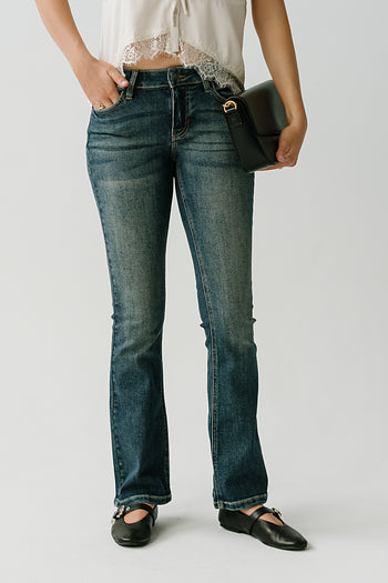 Raven Mid Rise Bootcut Jeans