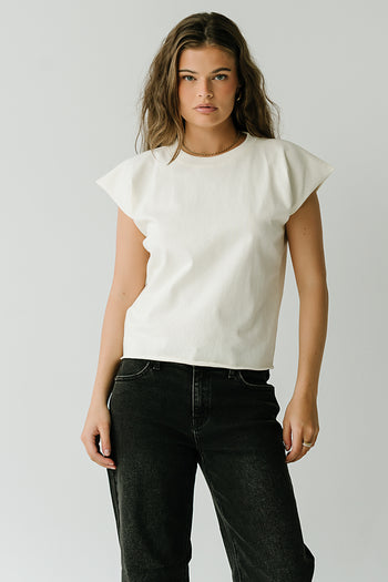 Vinnie Muscle Tee in White