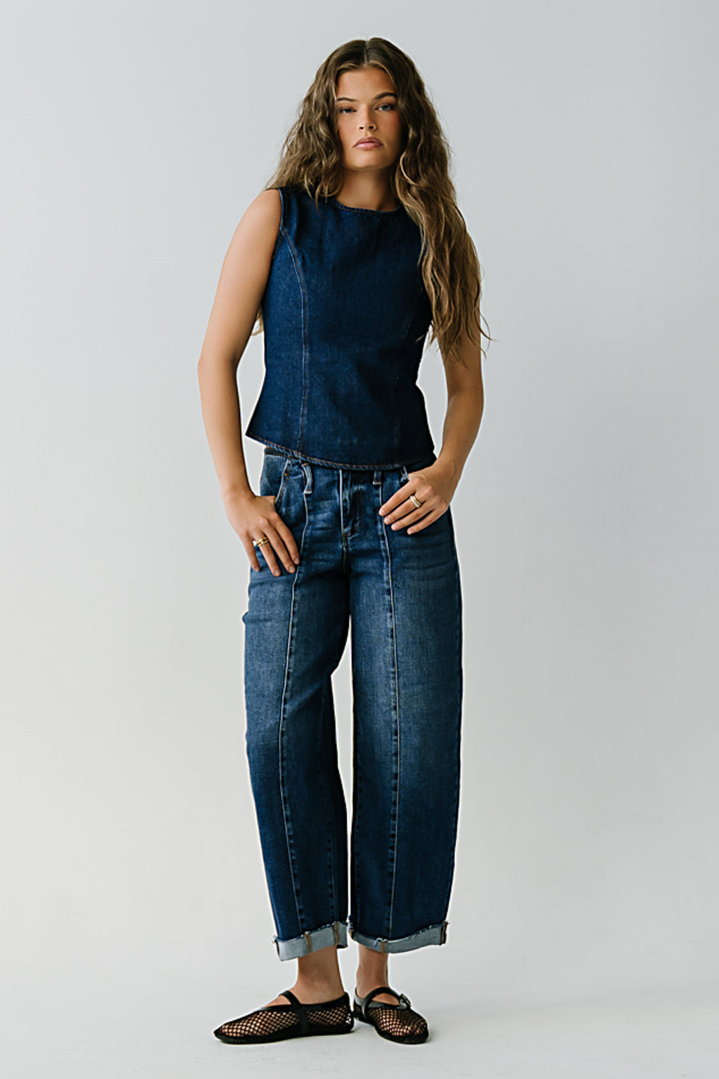 Ailani Denim Top