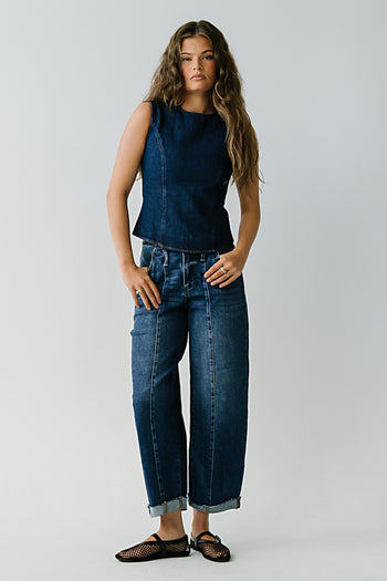 Ailani Denim Top