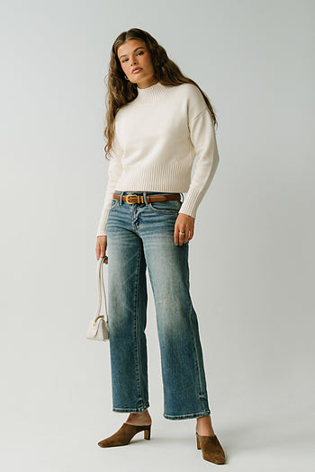 Liora Low Rise Wide Leg Jeans