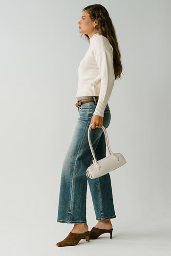 Tatum Turtle Neck Sweater in Ivory