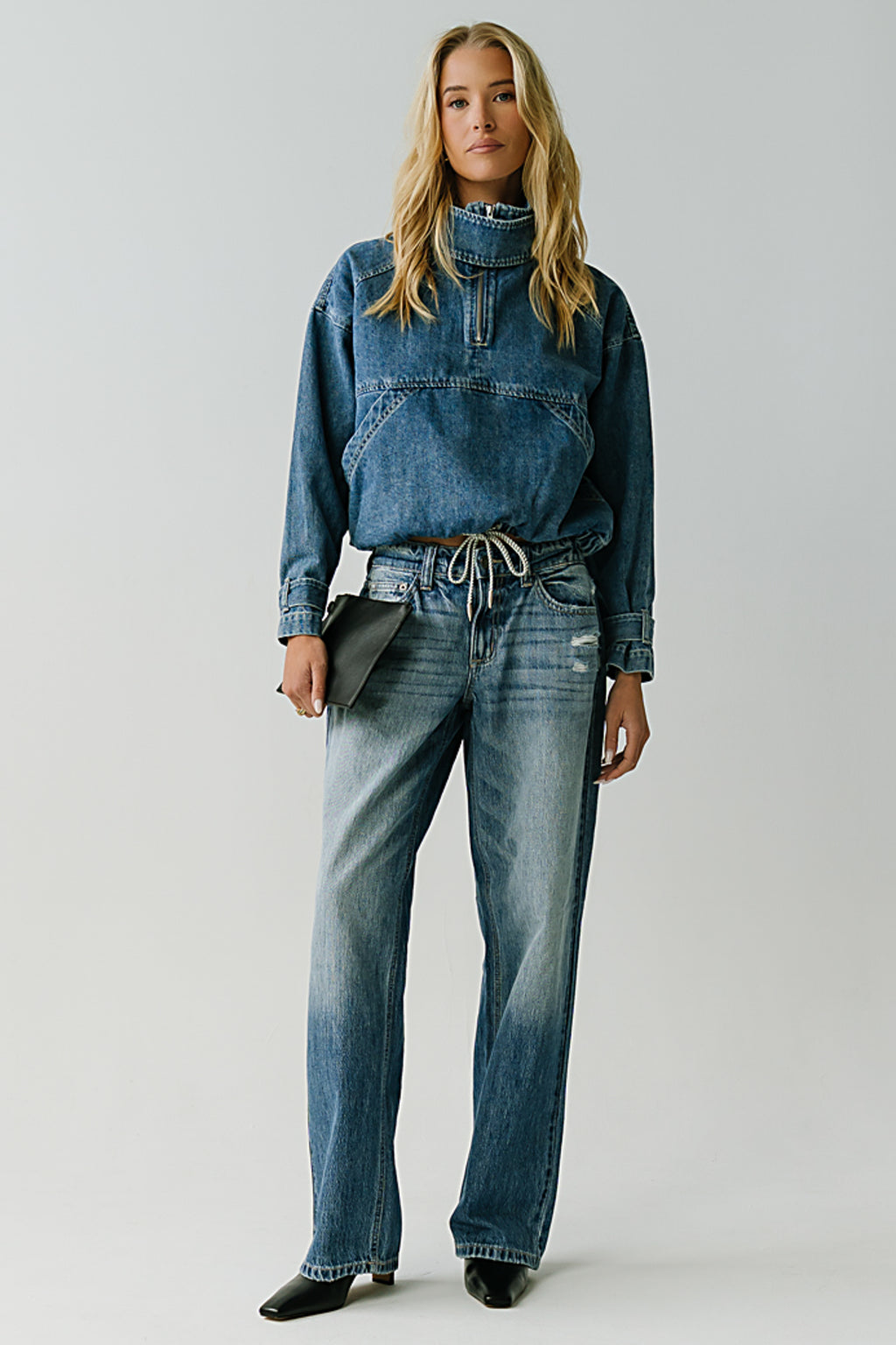Regina Denim Jacket in Medium Wash