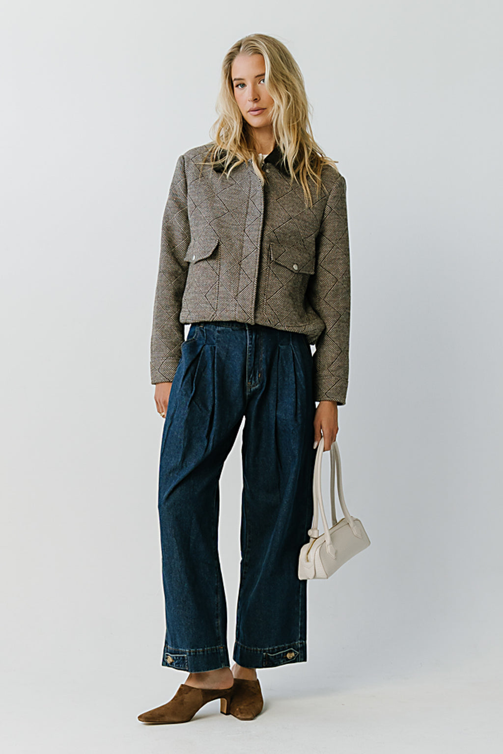 Arya High Rise Wide Leg Jeans