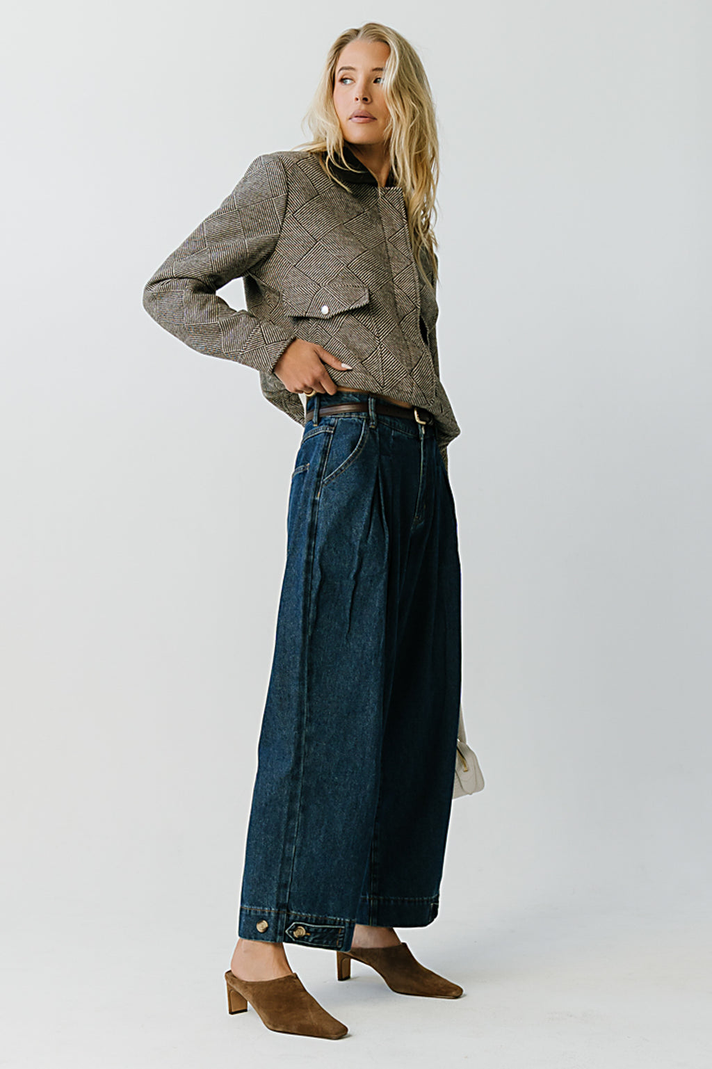 Arya High Rise Wide Leg Jeans