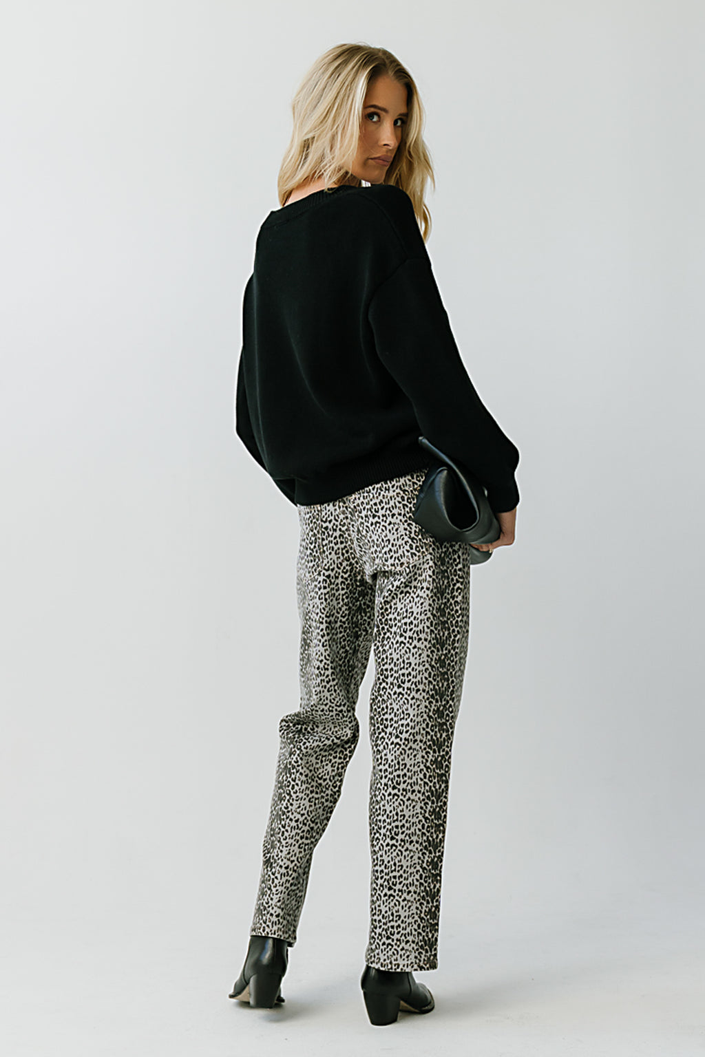 Jolene Knit Sweater in Black