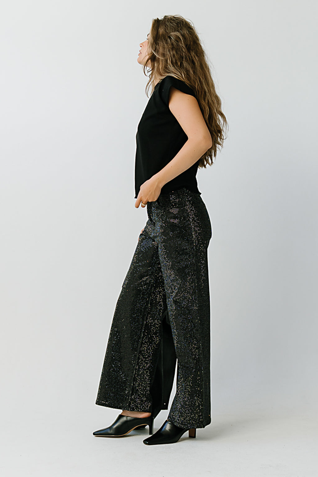 Jaslyn Sparkle Denim Jeans