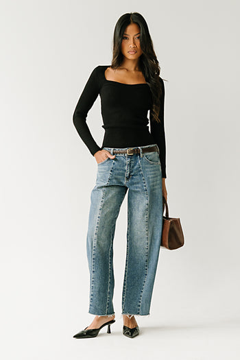 Blake High Rise Barrel Jeans