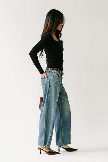 Blake High Rise Barrel Jeans